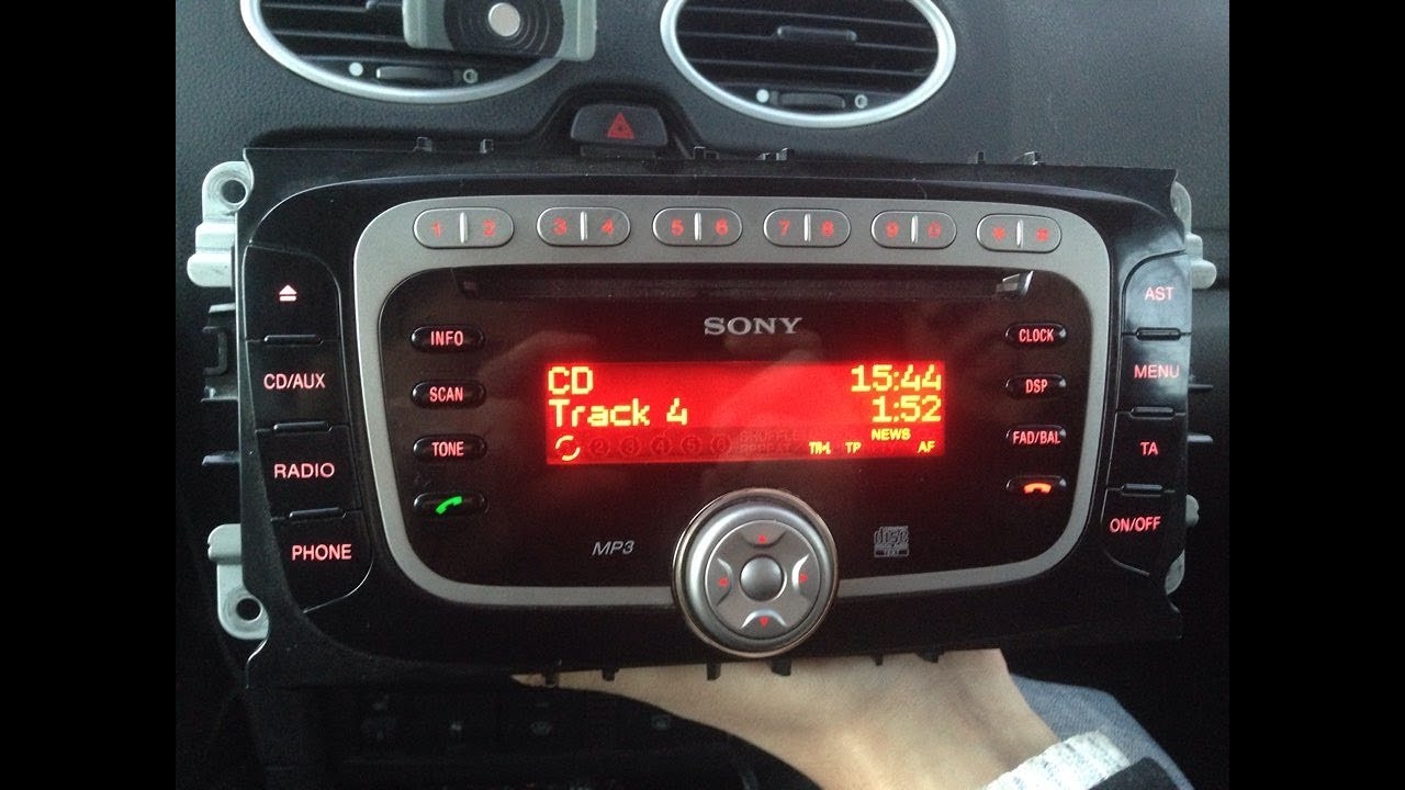 Замена магнитолы ФФ2 с FORD 6000cd, на SONY.