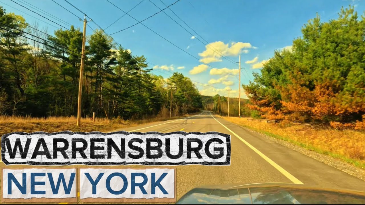 A tour drive around warrensburg, New York 