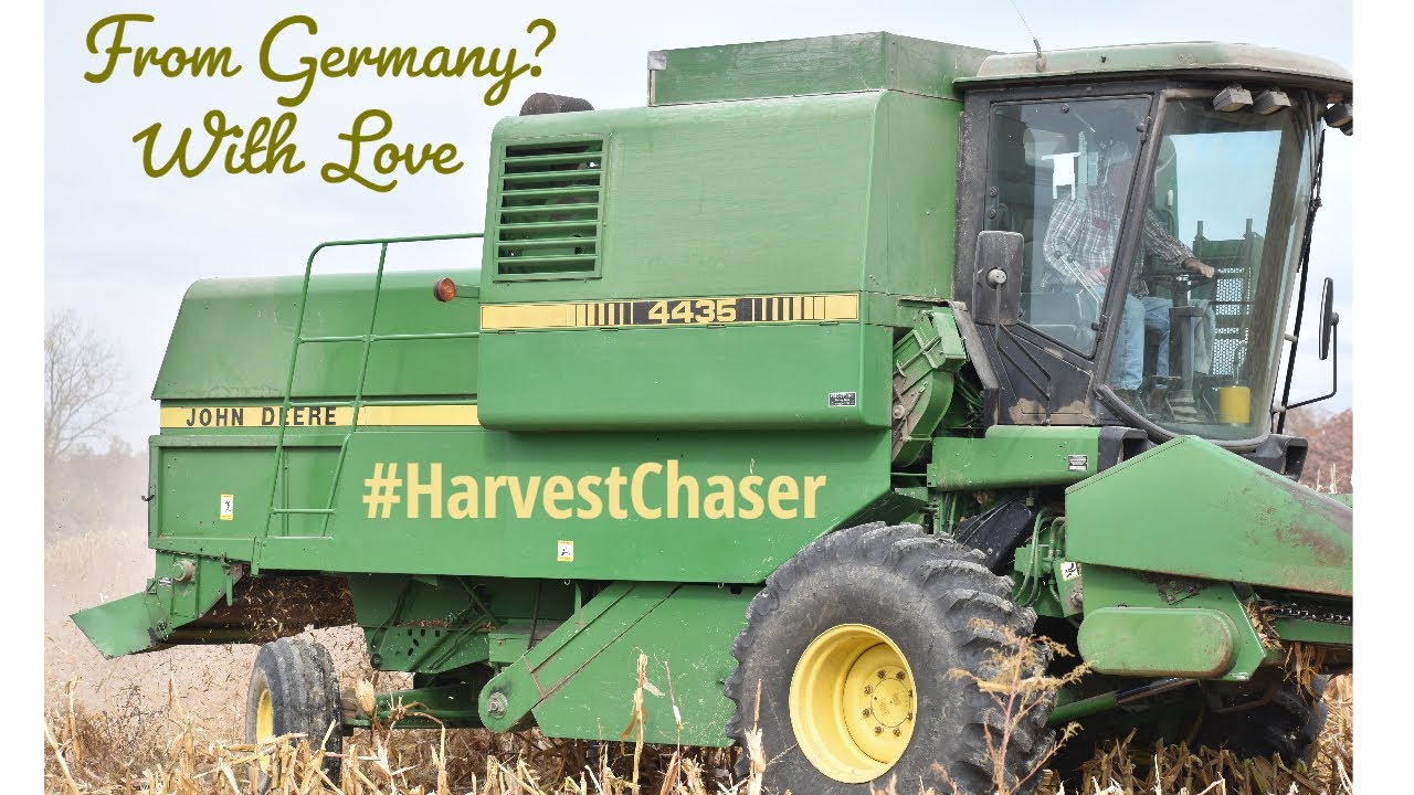 From Germany With Love in Monroe County - John Deere 4435 - Corn Harvesting - Demco - #harvestchaser