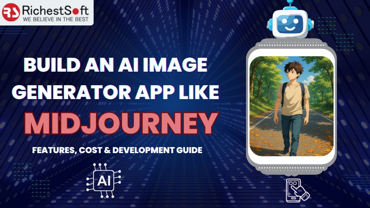 Build an AI Image Generator App Like Midjourney | Features, Cost & Development Guide
