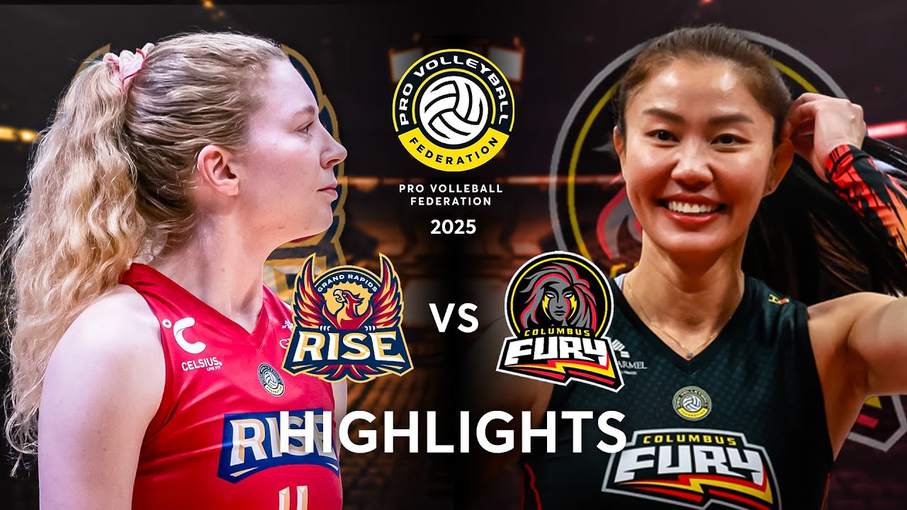 Columbus Fury VS Grand Rapids | HIGHLIGHTS | PVF 2025