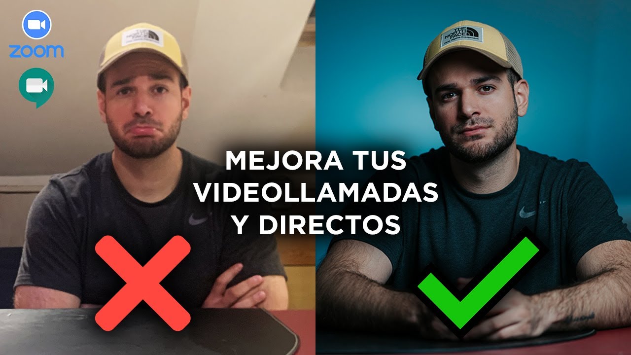 🤳 Como MEJORAR la IMAGEN en ZOOM, Google Meet, Skype o DIRECTOS (3 pasos GAMA ALTA)***