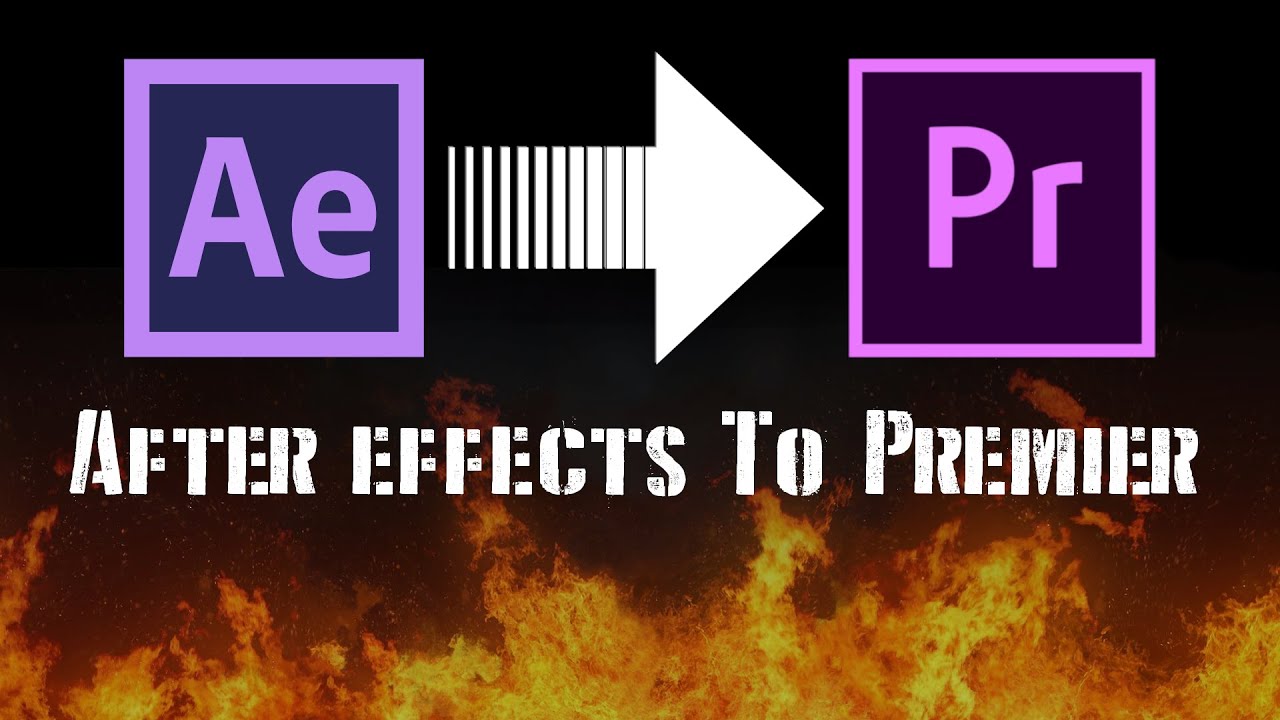 Importing After Effects Into Adobe Premier Pro - (2 Minute Tutorial)