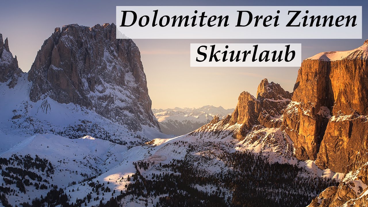Skiurlaub mit Kindern Dolomiten Drei Zinnen Italien