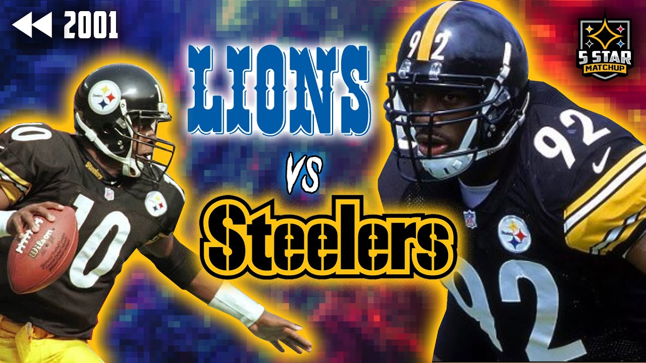Steelers vs. Lions 2001: Jason Gildon Decimates Detroit | 5 Star Rewind