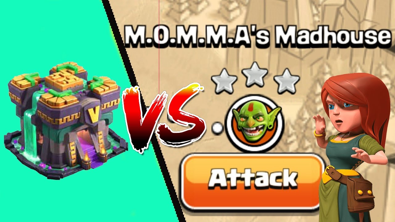 Th14 How To 3 Star M.O.M.M.A's Madhouse（Clash of Clans）COC