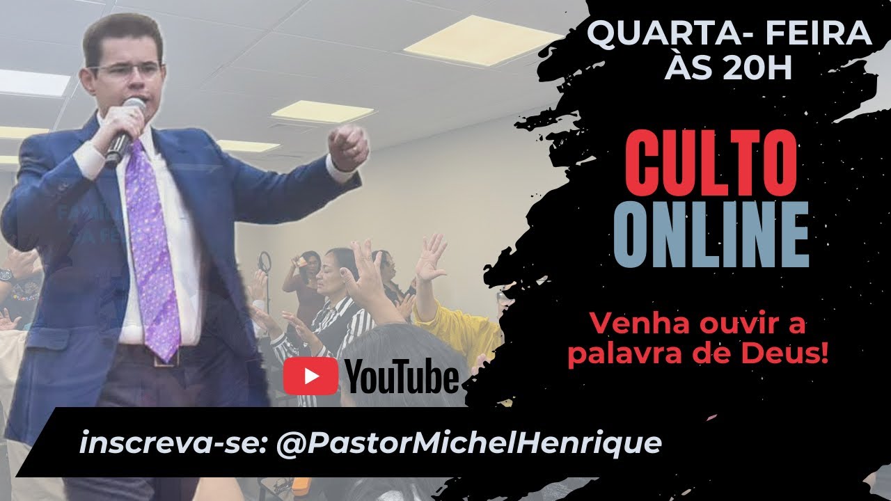 🕊️CULTO ONLINE DE SALVAÇÃO | QUARTA-FEIRA ÀS 20H.🕊️#deusnuncafalha #fé #reflexão #amor #filhos 