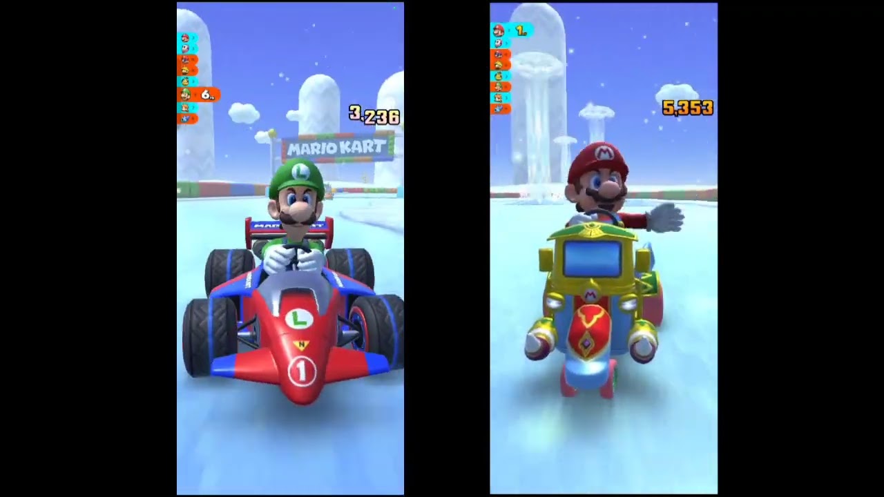 แข่งกันในห้าง Coconut Mall ใน Mario Kart Tour