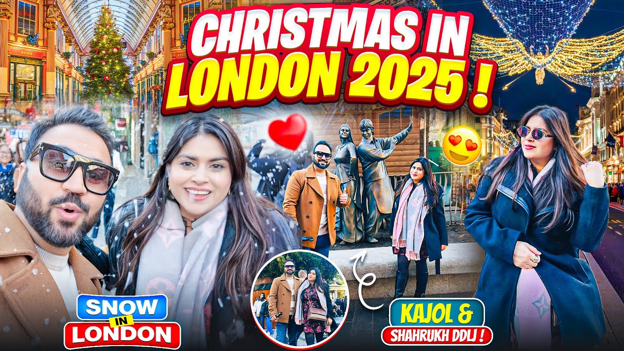How To Spend A Day In LONDON To See Christmas Decoration | Indian Youtuber In UK
