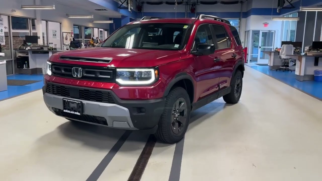 2026 Honda Passport RTL | Radiant Red with Black Interior