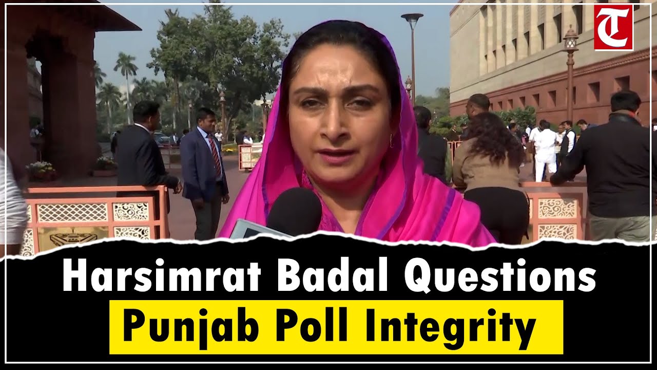 Harsimrat Kaur Badal Demands Probe Over Leaked Audio in Punjab Local Elections