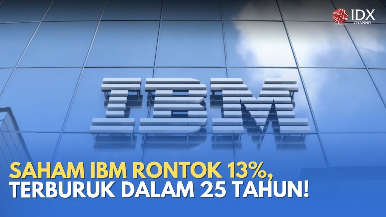 Saham IBM Rontok 13%, Terburuk dalam 25 Tahun! | TECH BIZZ