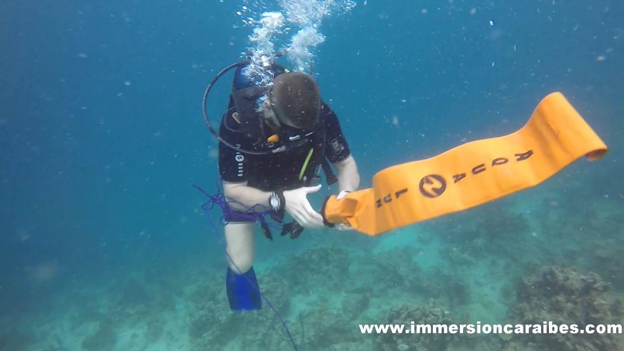 Le parachute de palier Formation Niveau 2, en Martinique  avec Plongée Immersion Caraïbes