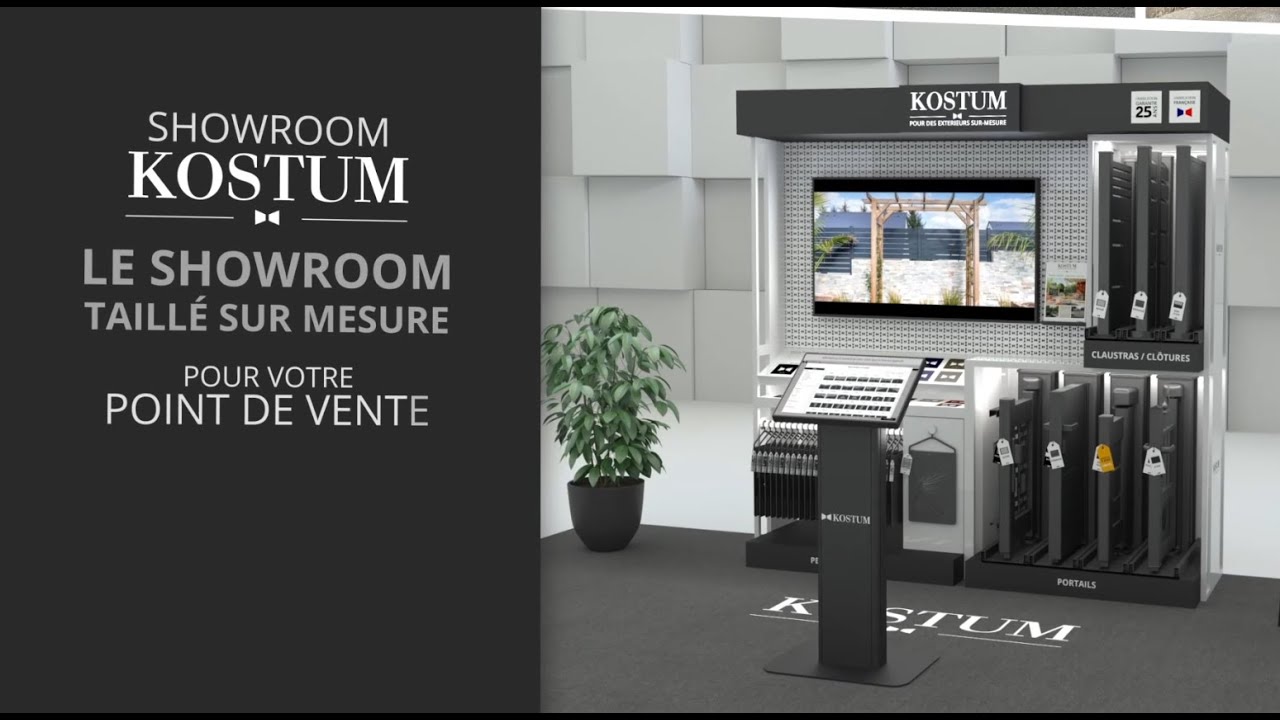 Showroom interactif Kostum - Sirius Concept Phygital - Cadiou Industrie & Cameleon group