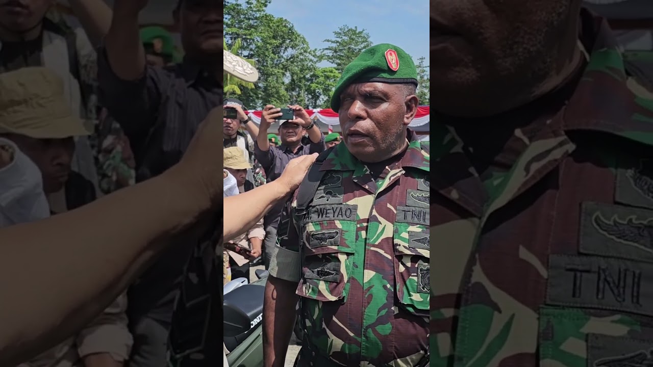 Haru Pak Prabowo ketika Bertemu Kembali dengan Anak Buahnya di Papua #prabowopresiden2024