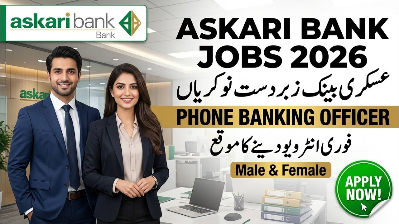 Askari Bank Jobs 2026 | Male & Female | Apply Online Complete Guide