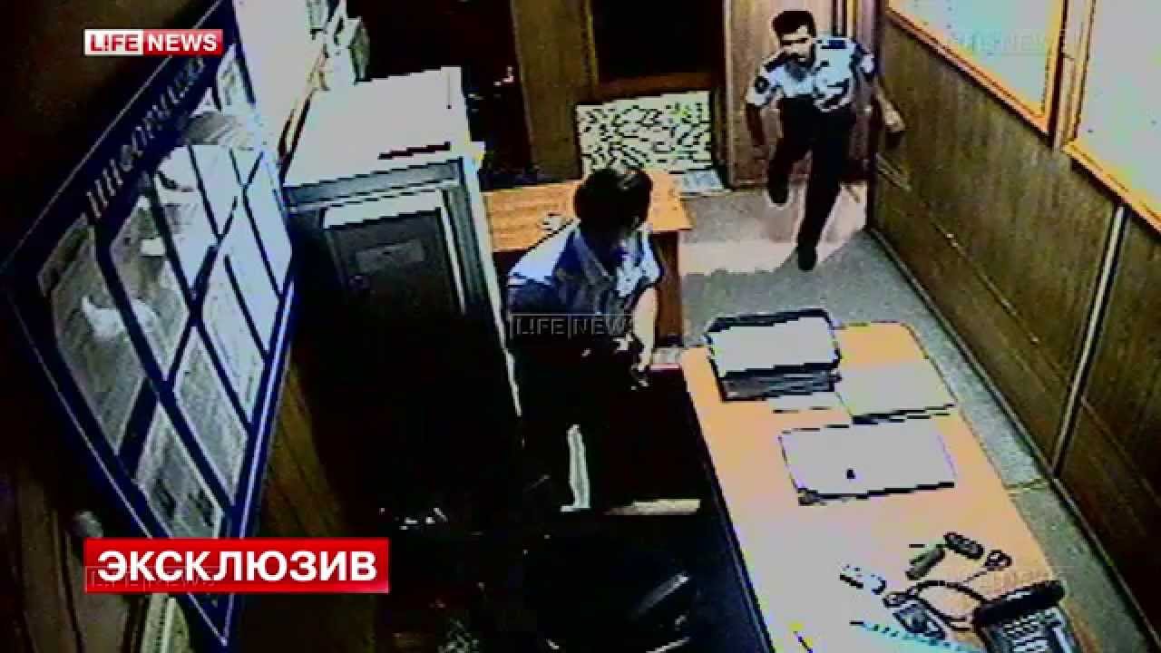 Запись камер видеонаблюдения - побег из кармаскалинского ИВС