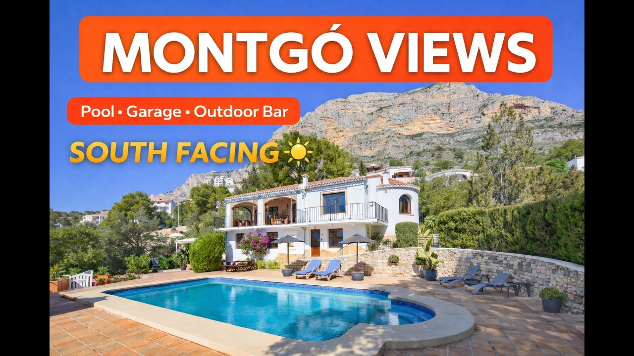 Villa for Sale in Montgó Jávea with Panoramic Views | South Facing Pool Home Costa Blanca