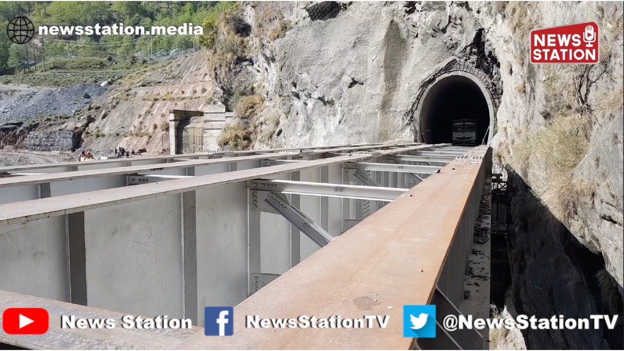 Sangaldan से Banihal के बीच रेल सुरंग 47 और 48 को जोड़ने वाला Dharam Rail Bridge No. 1 | USBRL