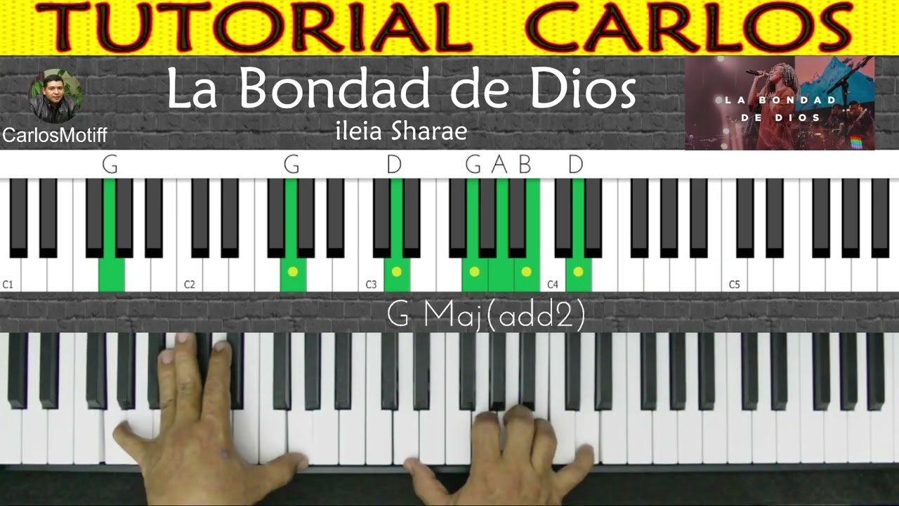 La Bondad De Dios - Piano Tutorial