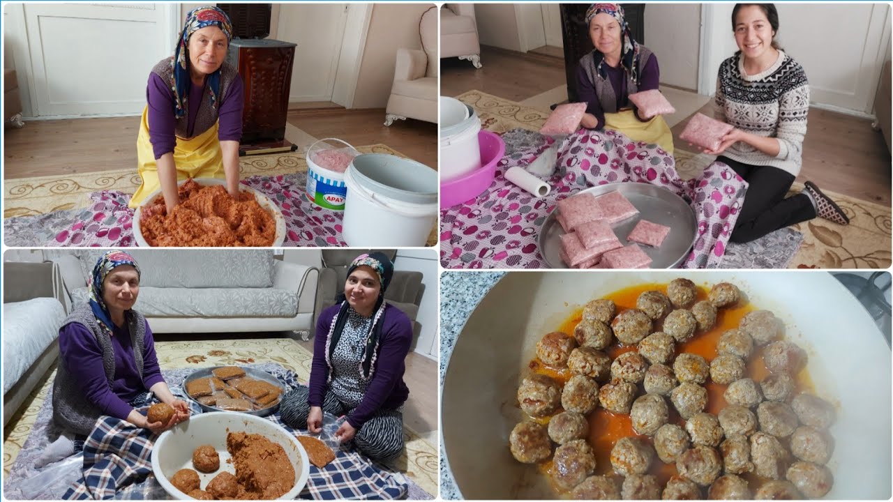MERAK EDİLEN, HİNDİ SUCUĞU VE KIYMASI 🦃| KIŞA HAZIRLIK SONA ERDİ✅