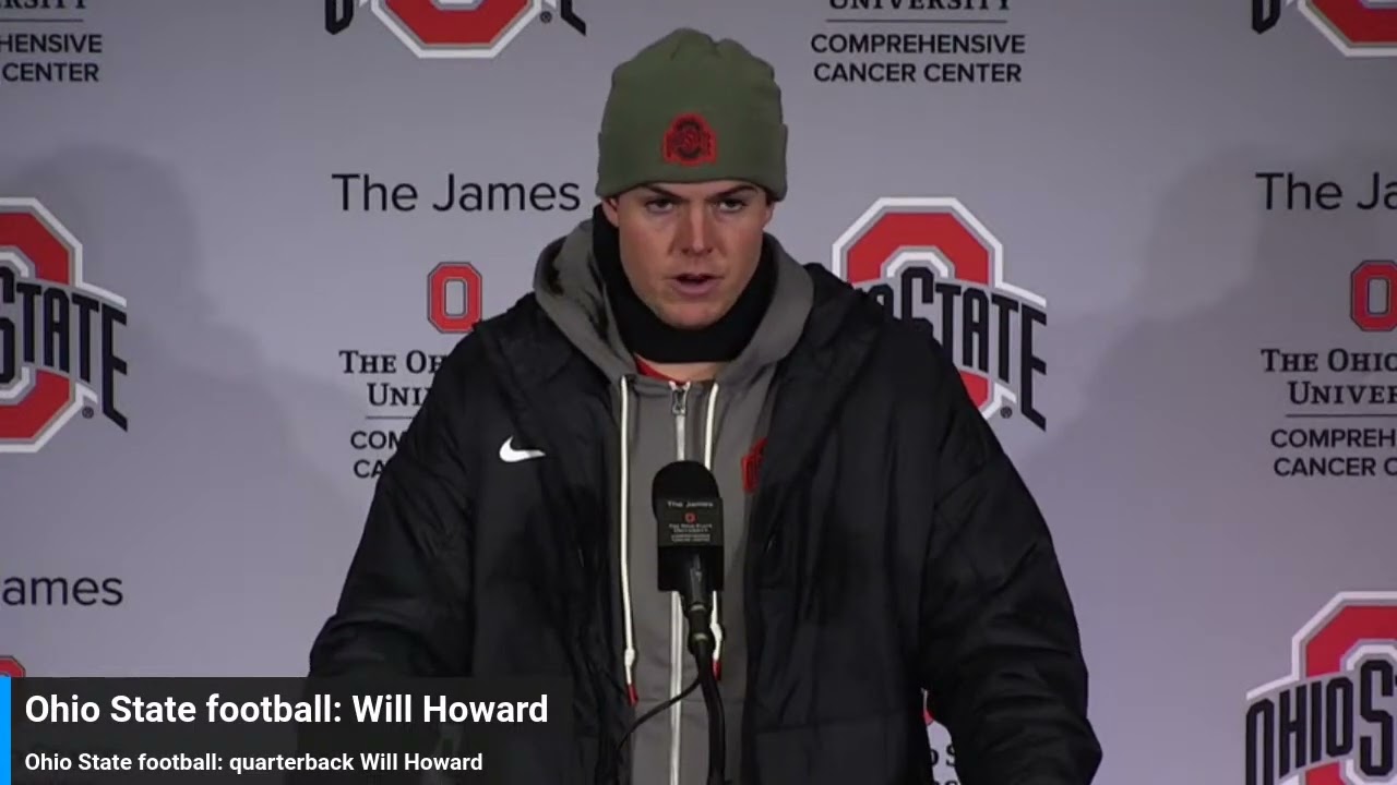 Ohio State vs. Michigan press conference: Will Howard says 'I'm sorry' after Michigan upset