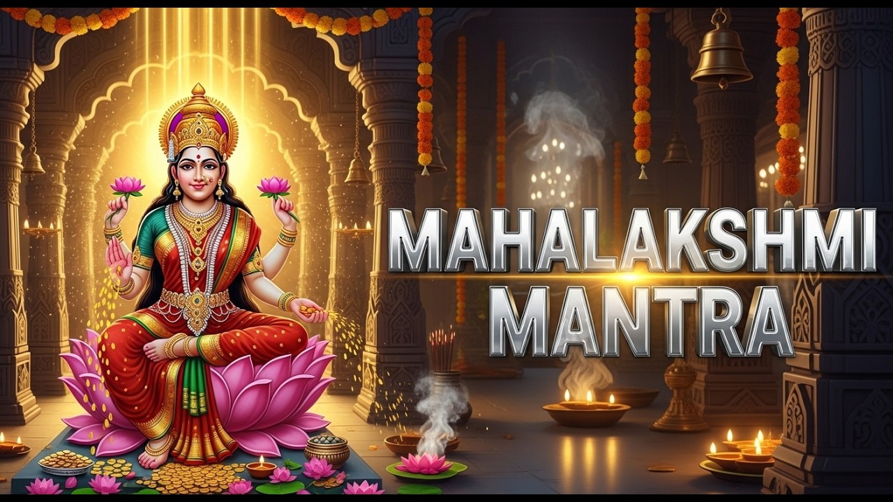 Mahalakshmi Mantra for Wealth, Peace & Global Prosperity 🌺 Powerful “ॐ श्रीं महालक्ष्म्यै नमः”