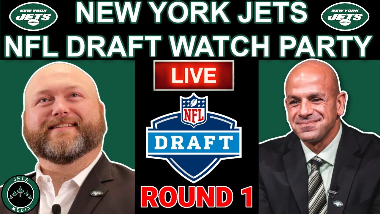 New York Jets NFL Draft 1st Round Watch Party! LIVE