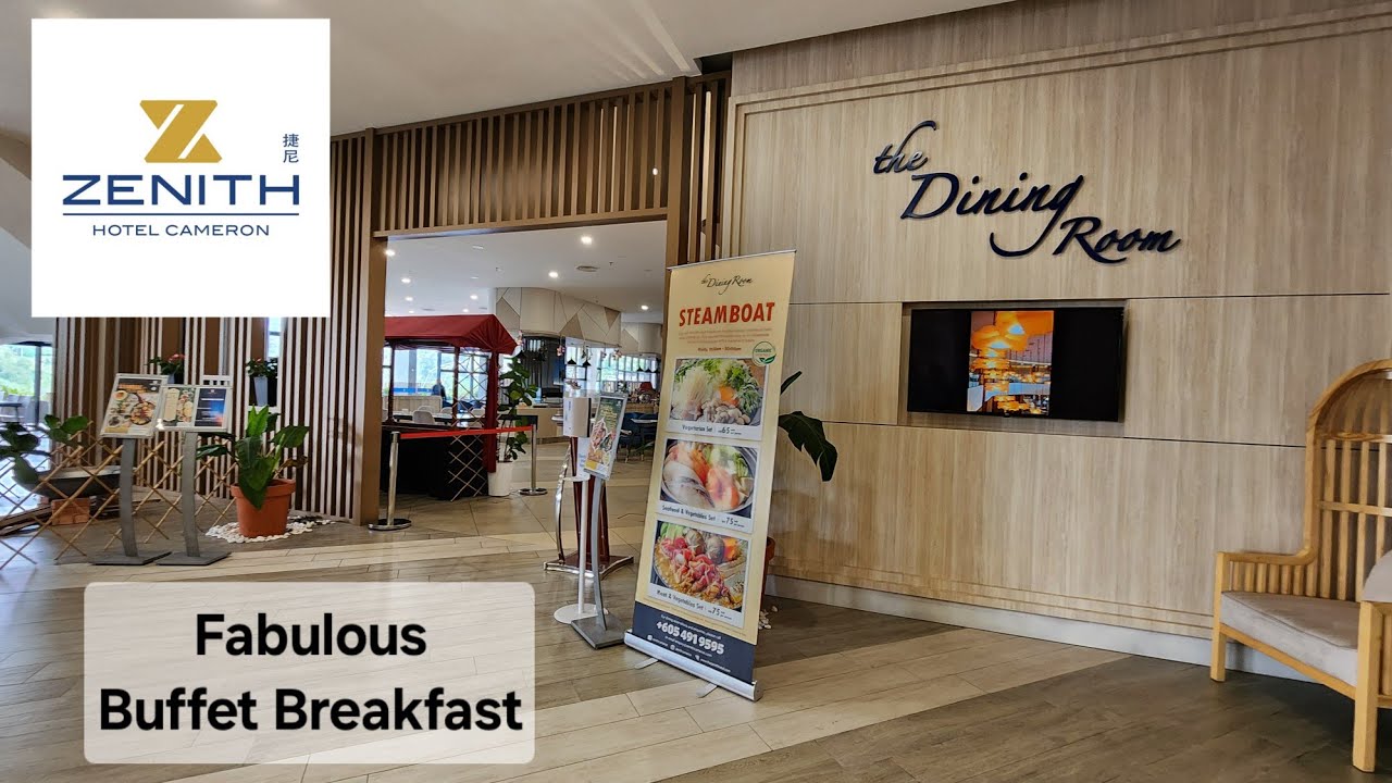 Buffet Breakfast at The Dining Room Zenith Hotel Cameron Tanah Rata Cameron Highlands Pahang