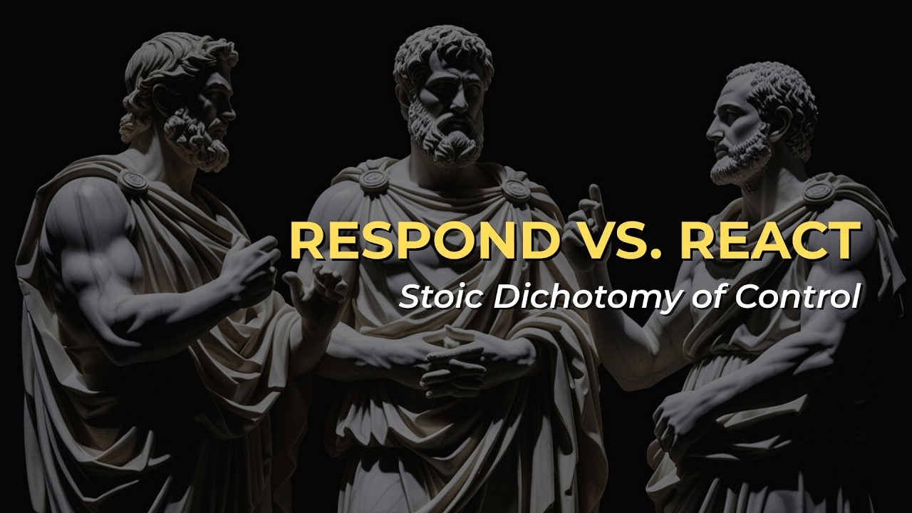 Respond vs. React | Stoic Dichotomy of Control