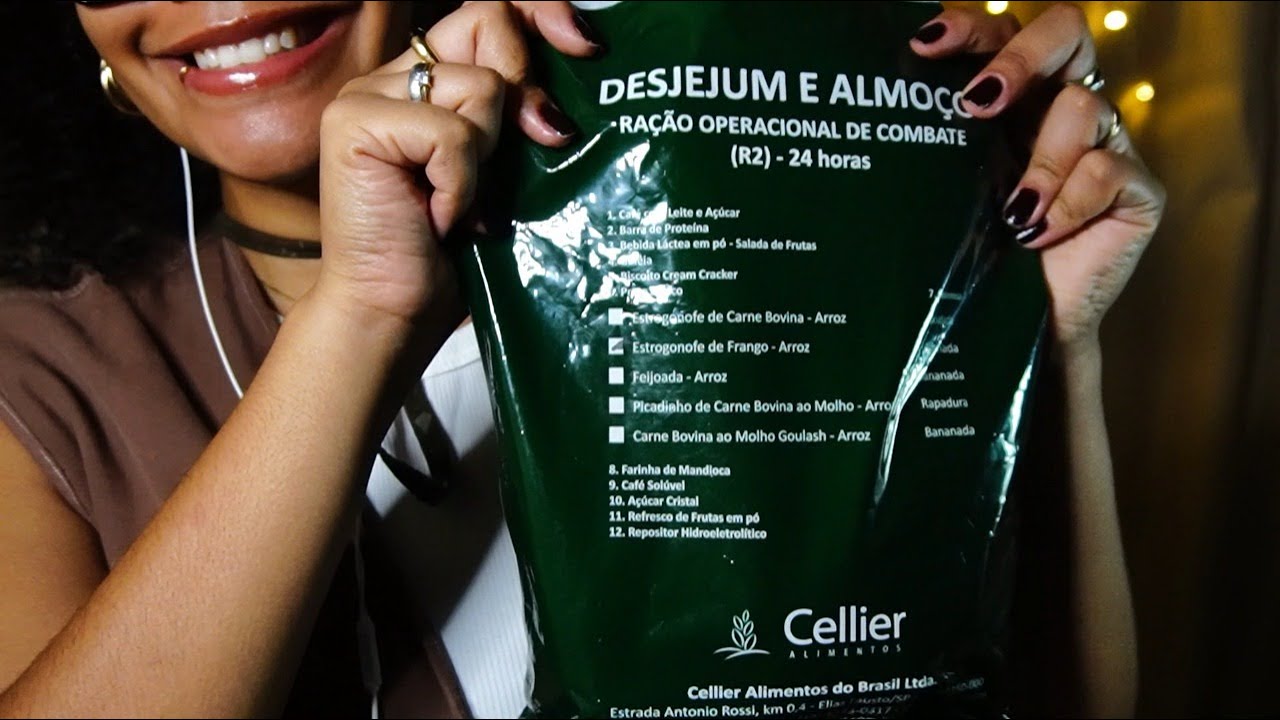 ASMR... ração do exrecito brasileiro?🍃