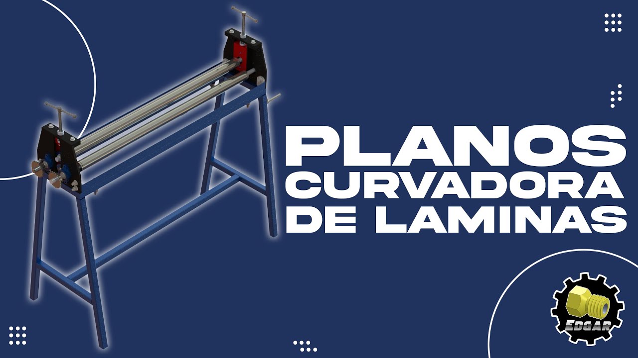 ROLADORA CURVADORA DE LÁMINAS / sheet rolling machine