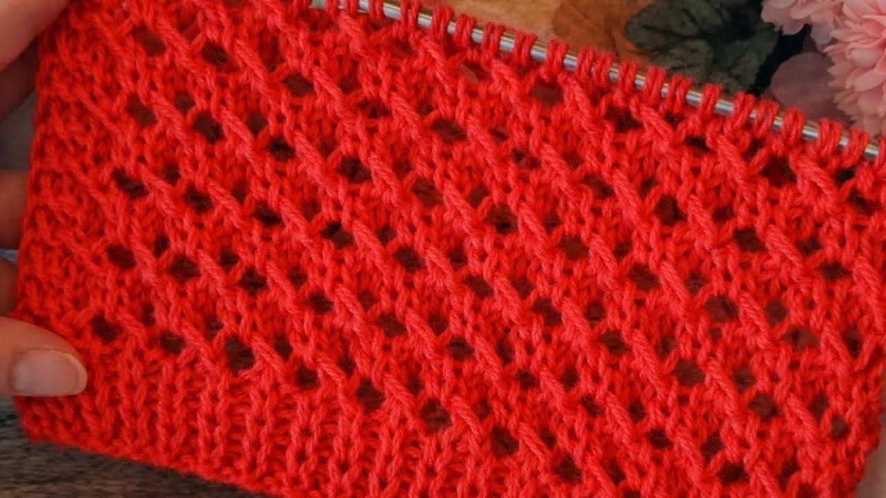 4 row easy knitting pattern for beginners 