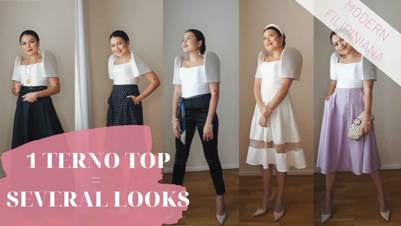 Modern Filipiniana: Mix and Match Terno Top