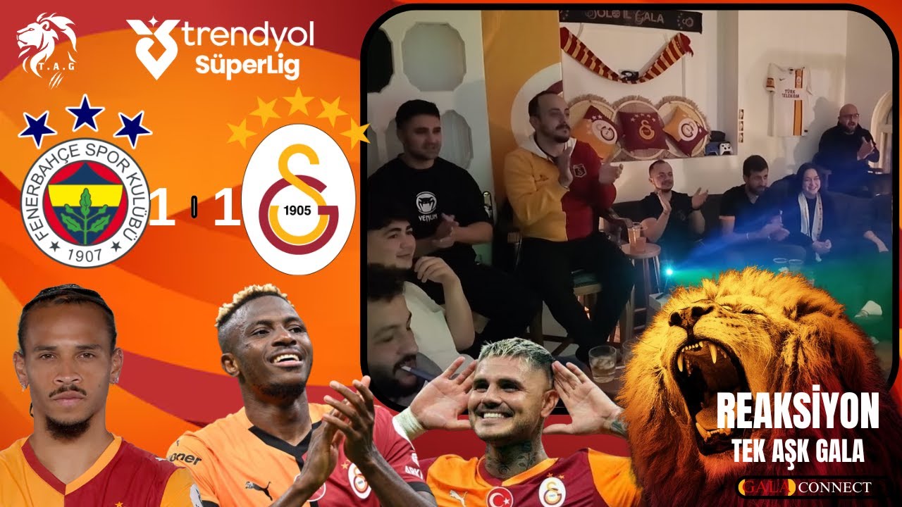 FENERBAHÇE 1 - 1 GALATASARAY - BİZİ BİR DAHA BÖYLE YAKALAYAMAZSINIZ #galatasaray #fenerbahçe #derbi