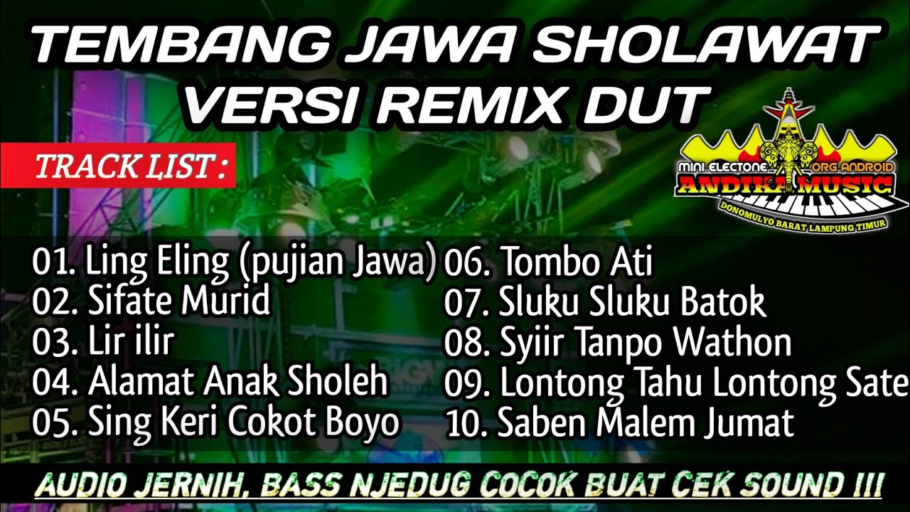 TEMBANG JAWA SHOLAWAT_VERSI REMIX DUT SLOW BASS_AUDIO JERNIH BASS GLERR @musiclampung