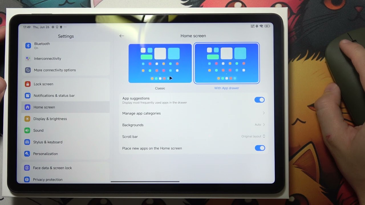 Redmi Pad 2: How to Turn On App Drawer