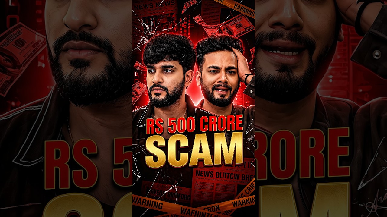 YouTubers Involved in ₹500 CRORE SCAM?! 😱💰 #shorts