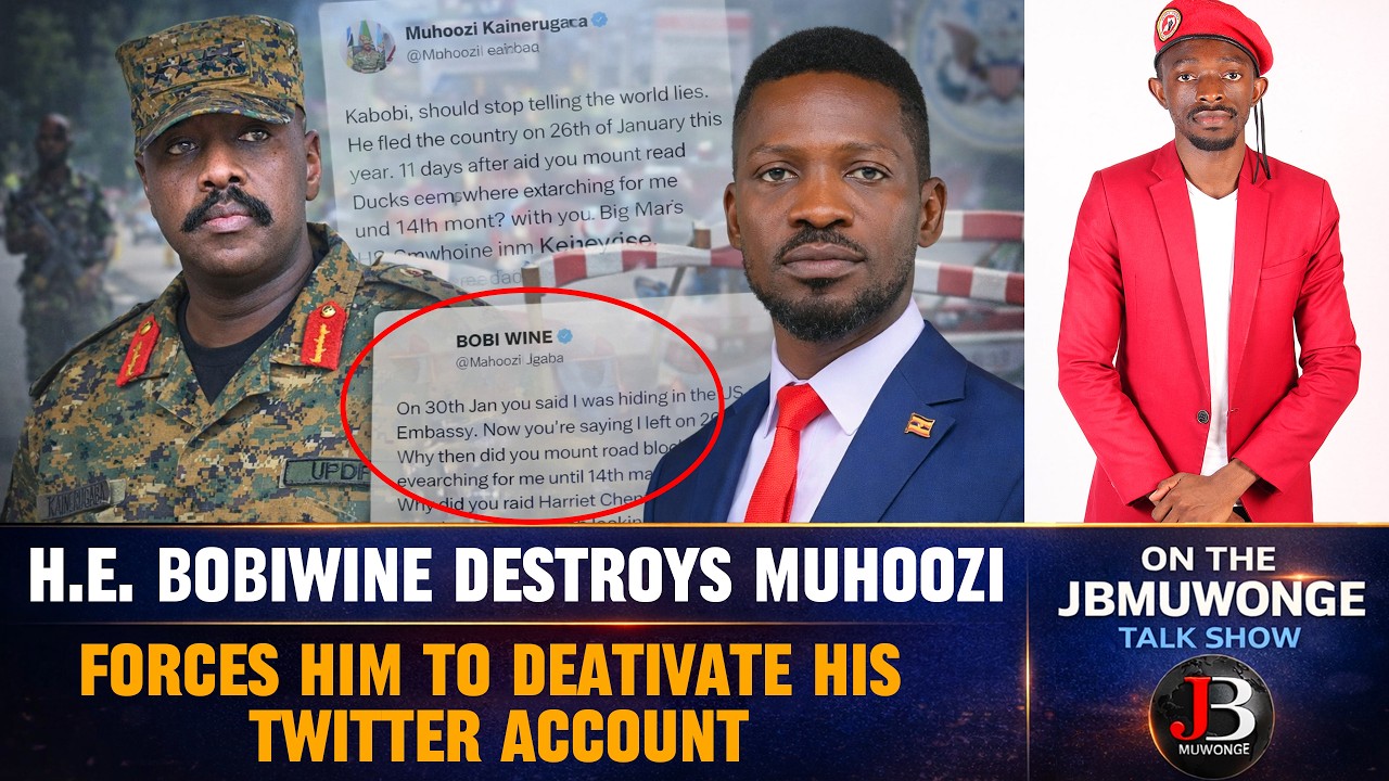 #Trending: H.E. Bobi Wine Destroys and Silences Muhoozi &mdash; Forces Him to Deactivate His 