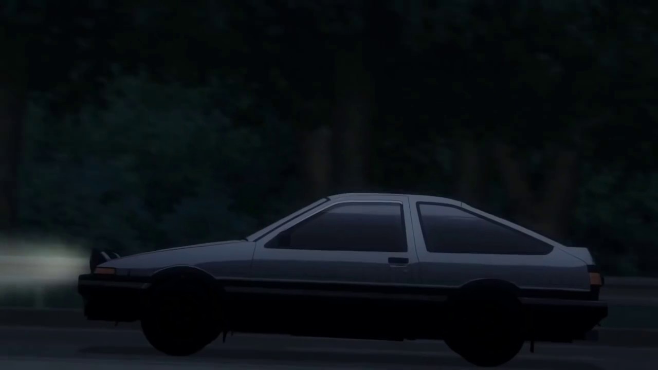 INITIAL D Legend 3 Ending Scene - AE86 VS GT86