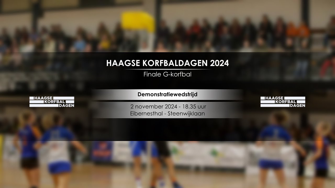 Haagse Korfbaldagen: G-korfbal Demonstratiewedstrijd