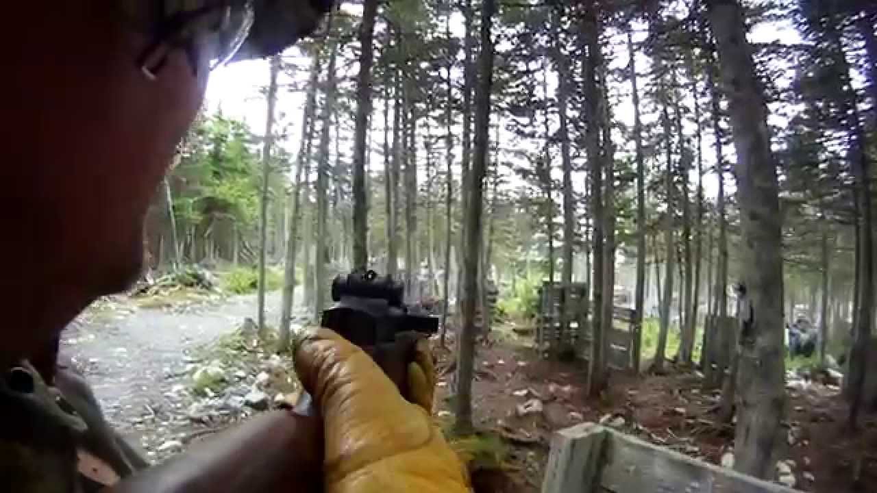 WWII Airsoft: Company HQ ICS M1 Garand POV video gameplay