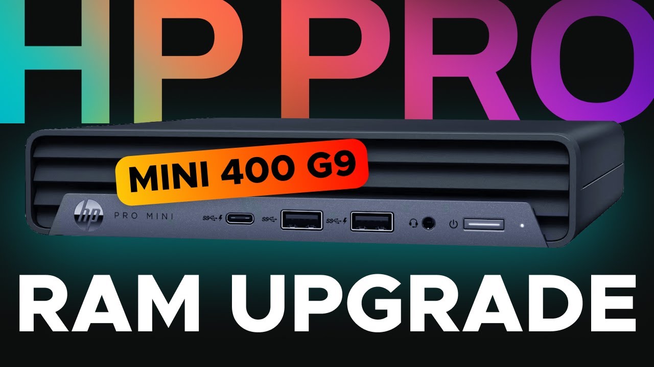 HP Pro Mini 400 G9 EASY RAM UPGRADE