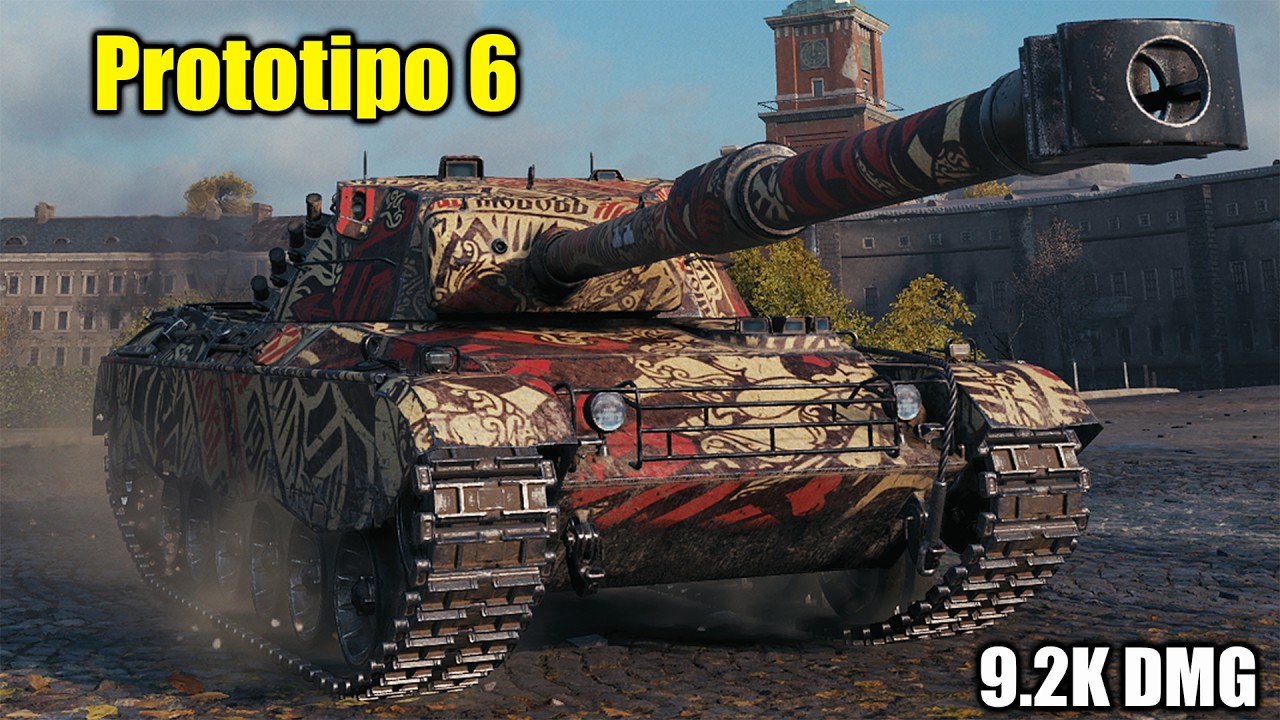 Tier 8 vs Tier 10: 9K Carry with Prototipo 6 | WoT Replay