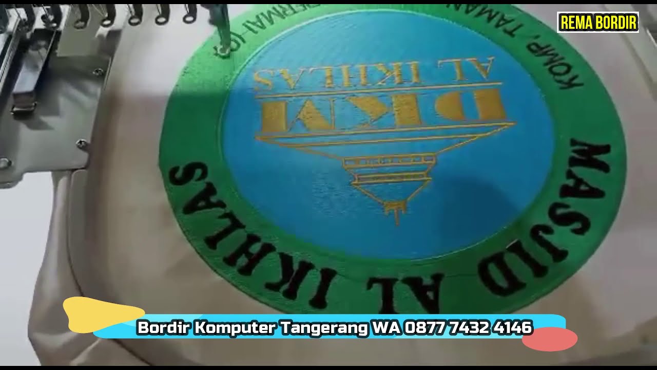 Tempat Bordir Komputer Satuan dan Partai Besar Terdekat