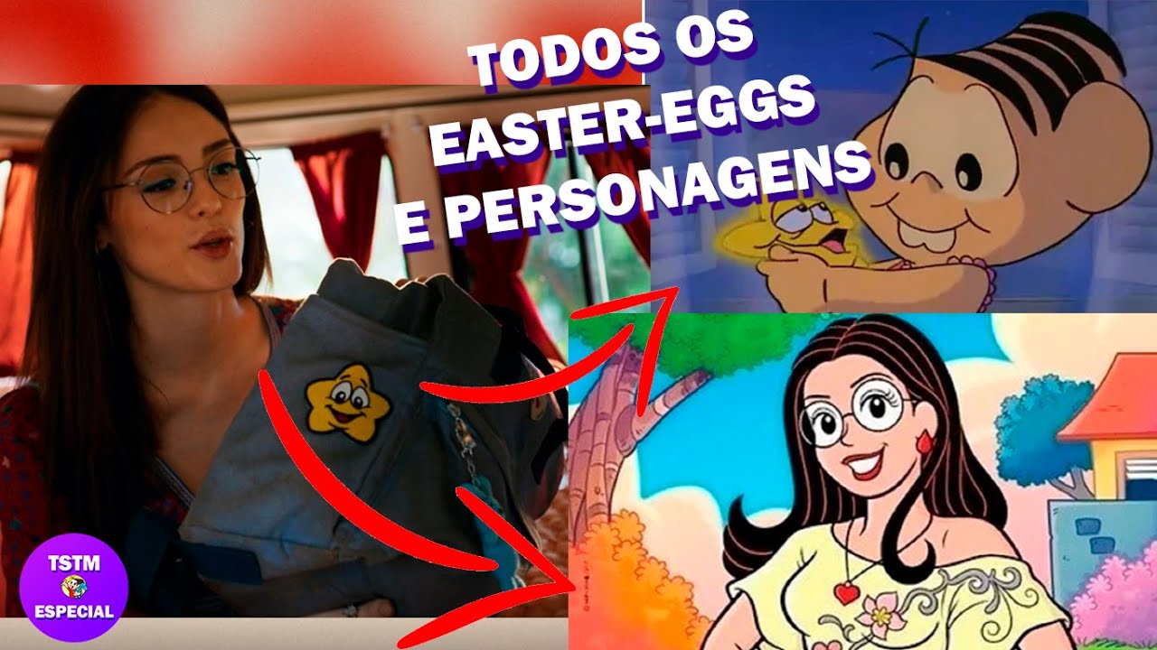 TODOS os Easter eggs e Personagens em Turma da Mônica LIÇÕES