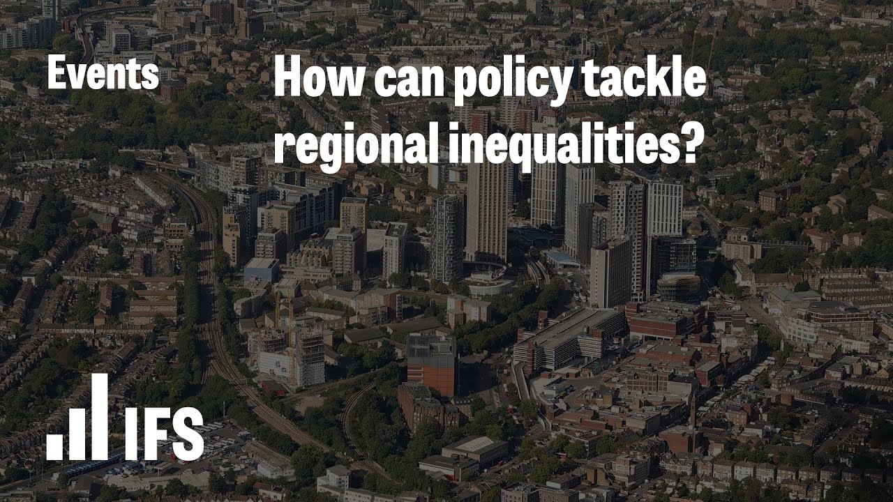 How can policy tackle regional inequalities?