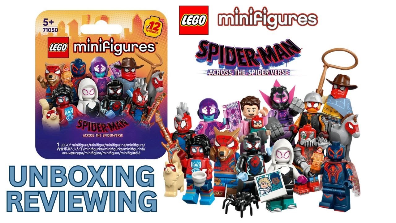 Unboxing LEGO® Minifigures Spider-Man:Spider-Verse 71050
