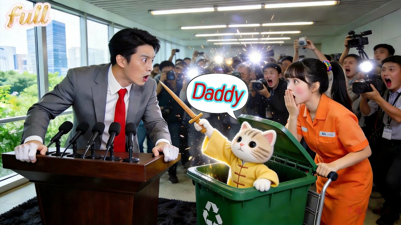 CEO Just Announced He’d Never Marry! Next Sec, A Kid Jumped Out A Janitor’s Trash Can,Yelling “Dad”!