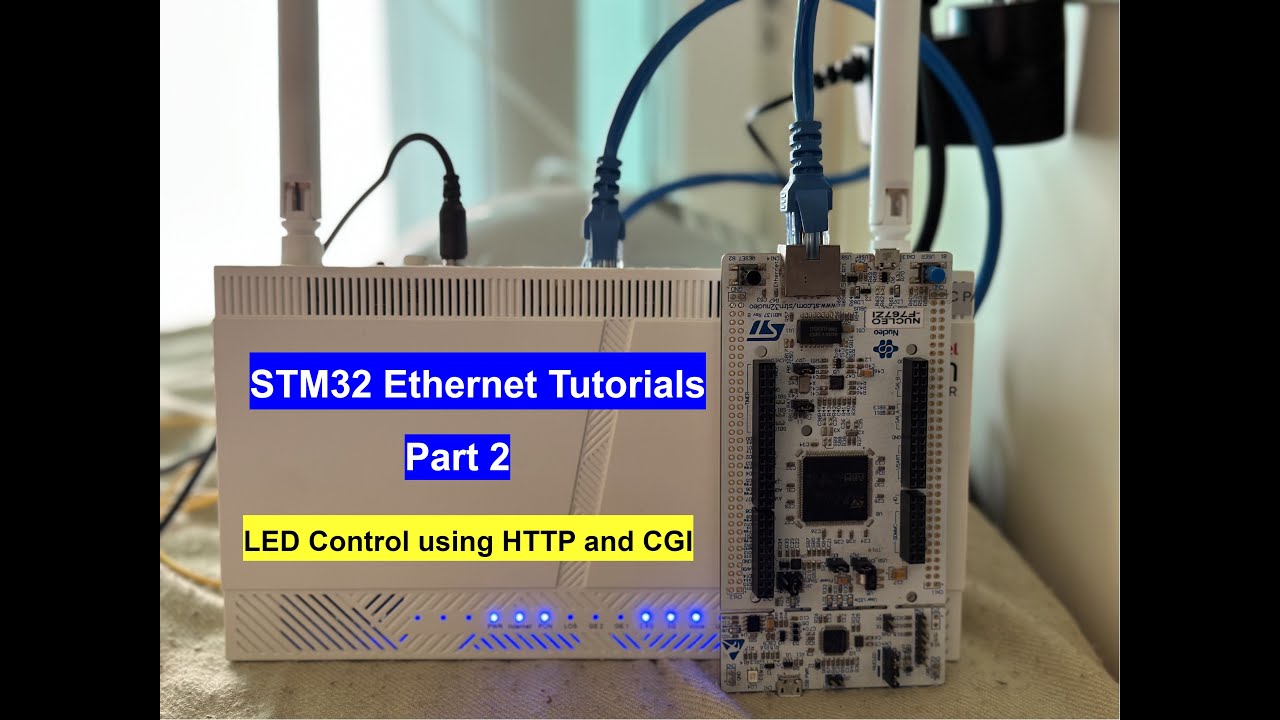 Пример STM32 Ethernet с использованием CGI (управление светодиодами) — HTTP-сервер, часть 2